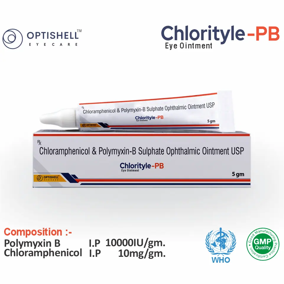 Polymyxin B 10,000 IU + Chloramphenicol 10 mg Eye Ointment PCD Franchise
